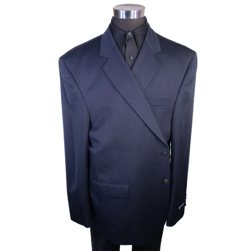 Stafford Performance Blazer Sport Coat 50L Bronze 2-Button Stretch Wool Jacket